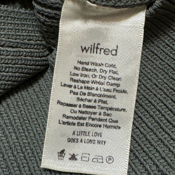 Wilfred Sz S Crevier Knit Sleeveless Top Green - Picture 4 of 6